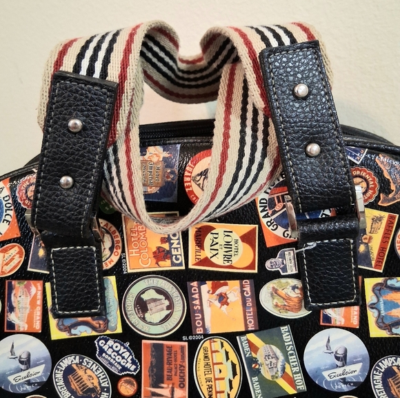 Sydney Love Hotel Travel Stamps HandBag - Picture 3 of 9